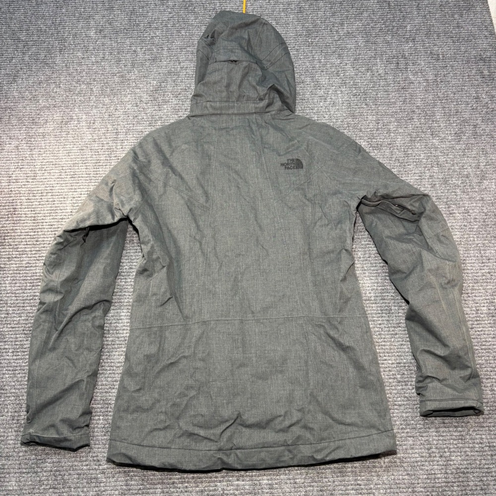 The North Face HyVent Womens Gray Hooded Insulated Rain Jacket Coat Size S Small - Picture 5 of 7